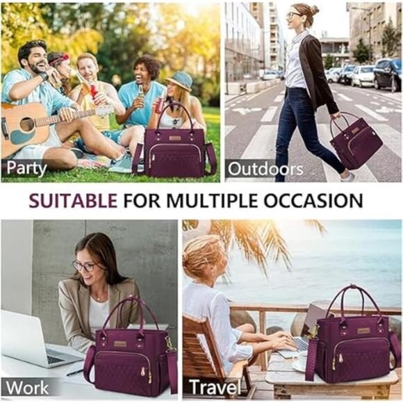 Lunch Bag Lunch Box Women - Leakproof Insulated Lunch Cooler Bag for Women - Picture 5 of 7